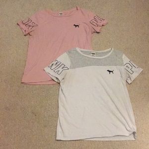 Pair of PINK shirts